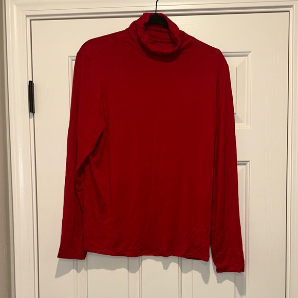 Chico's Tops - Chicos Red Turtleneck Long Sleeve Top Size 2